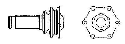 Шарнирный комплект, приводной вал FARCOM купить