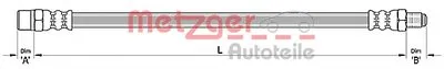Тормозной шланг METZGER купить