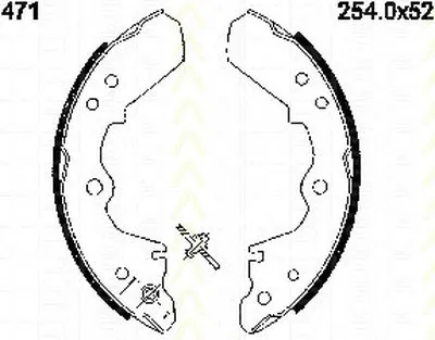 Комплект тормозных колодок TRISCAN купить