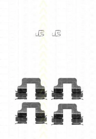 Комплектующие, колодки дискового тормоза TRISCAN купить
