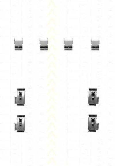 Комплектующие, колодки дискового тормоза TRISCAN купить