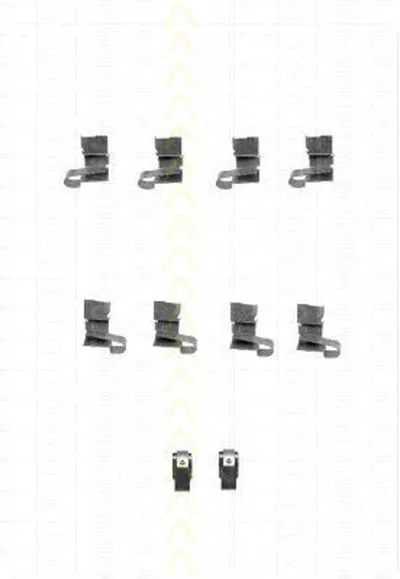 Комплектующие, колодки дискового тормоза TRISCAN купить