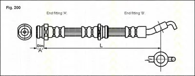 Тормозной шланг TRISCAN купить