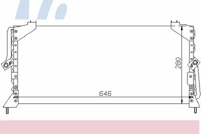 Конденсатор, кондиционер NISSENS купить