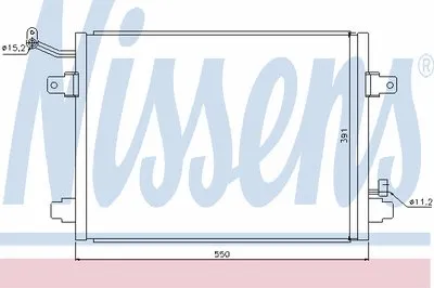 Конденсатор, кондиционер NISSENS купить
