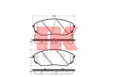 Комплект тормозных колодок, дисковый тормоз NK купить