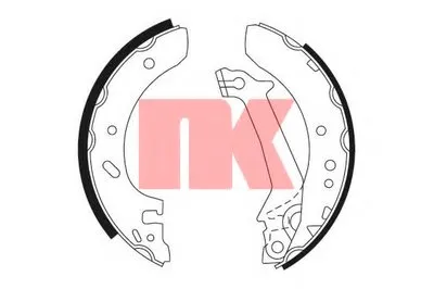 Комплект тормозных колодок NK купить
