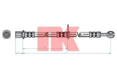 Тормозной шланг NK купить