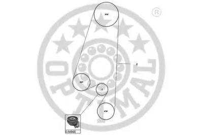Комплект ремня ГРМ OPTIMAL купить