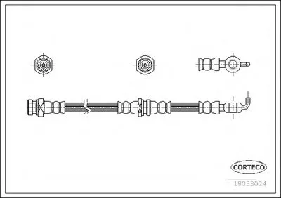 Тормозной шланг CORTECO купить