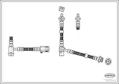 Тормозной шланг CORTECO купить