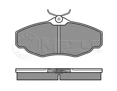 Комплект тормозных колодок, дисковый тормоз MEYLE купить