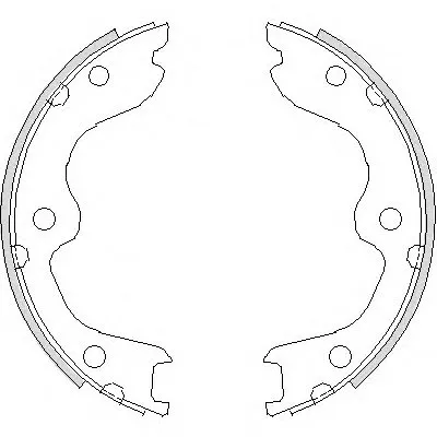 Комплект тормозных колодок, стояночная тормозная система REMSA купить