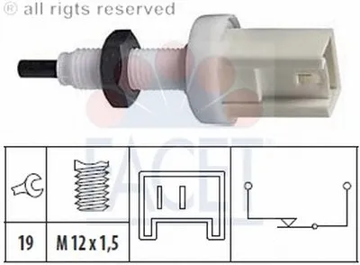 Выключатель фонаря сигнала торможения FACET купить