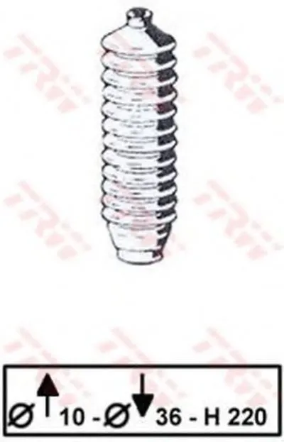 Комплект пылника, рулевое управление TRW купить