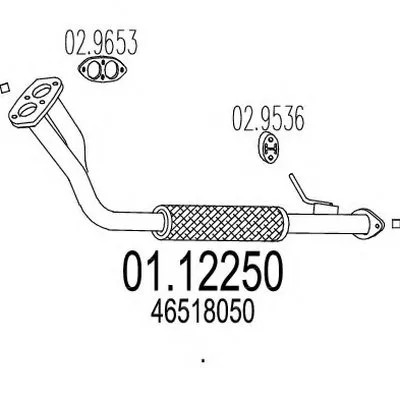 Труба выхлопного газа MTS купить