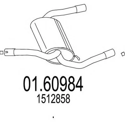 Глушитель выхлопных газов конечный MTS купить