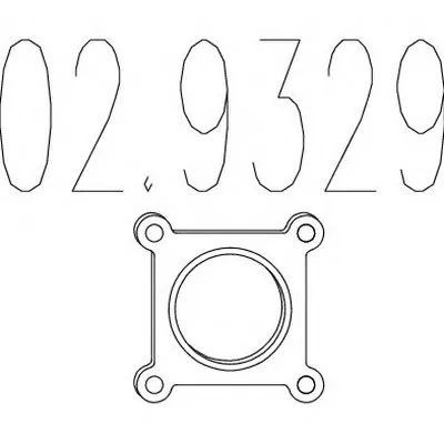 Прокладка, труба выхлопного газа MTS купить