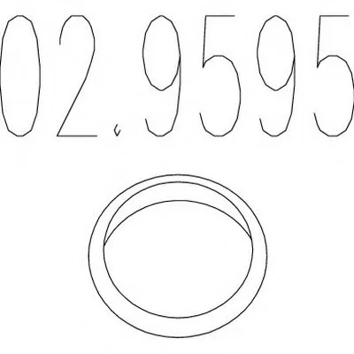 Уплотнительное кольцо, труба выхлопного газа MTS купить