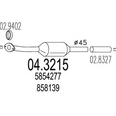 Катализатор для переоборудования MTS купить