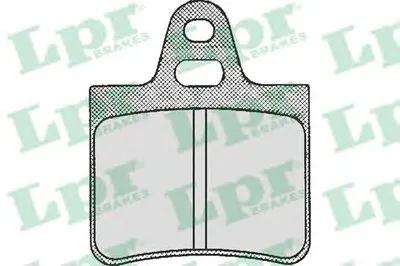 Комплект тормозных колодок, дисковый тормоз LPR купить