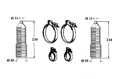 Комплект пылника, рулевое управление OCAP купить