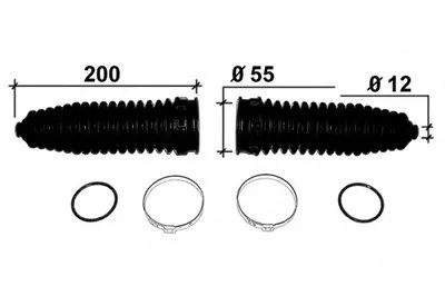 Комплект пылника, рулевое управление OCAP купить