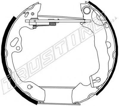 Комплект тормозных колодок FAST KIT TRUSTING купить