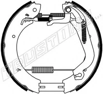 Комплект тормозных колодок FAST KIT TRUSTING купить