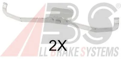 Комплектующие, колодки дискового тормоза A.B.S. купить