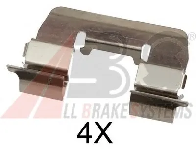 Комплектующие, колодки дискового тормоза A.B.S. купить