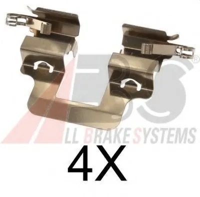 Комплектующие, колодки дискового тормоза A.B.S. купить