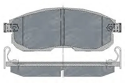 Комплект тормозных колодок, дисковый тормоз SCT Germany купить