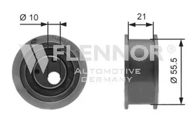 Натяжной ролик, ремень ГРМ FLENNOR купить