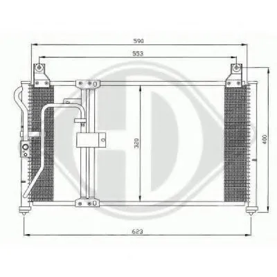 Конденсатор, кондиционер DIEDERICHS купить