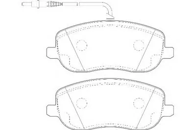Комплект тормозных колодок, дисковый тормоз DURON купить