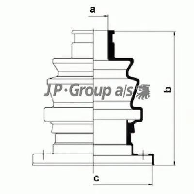 Комплект пылника, приводной вал QH JP GROUP купить