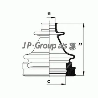 Комплект пылника, приводной вал QH JP GROUP купить