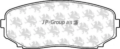 Комплект тормозных колодок, дисковый тормоз QH JP GROUP купить