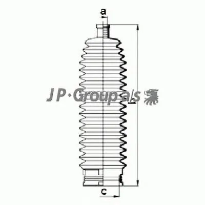 Комплект пылника, рулевое управление QH JP GROUP купить