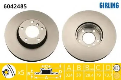 Тормозной диск GIRLING купить