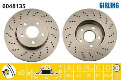 Тормозной диск GIRLING купить