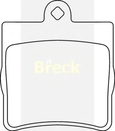 Комплект тормозных колодок, дисковый тормоз BRECK купить