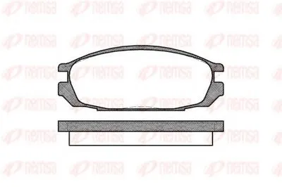 Комплект тормозных колодок, дисковый тормоз KAWE купить