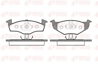Комплект тормозных колодок, дисковый тормоз KAWE купить