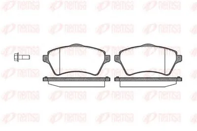 Комплект тормозных колодок, дисковый тормоз KAWE купить