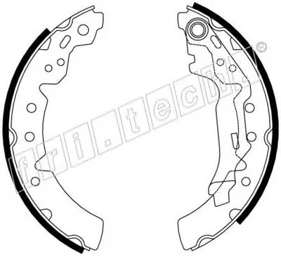 Комплект тормозных колодок fri.tech. купить