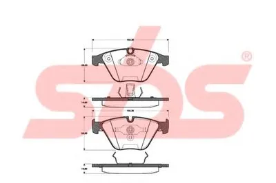 Комплект тормозных колодок, дисковый тормоз sbs купить