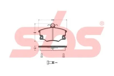 Комплект тормозных колодок, дисковый тормоз sbs купить