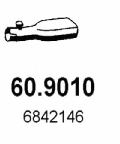 Труба выхлопного газа ASSO купить